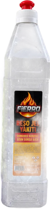 FIERRO Reşo Jel Yakıtı 900 ml uzun şişe 900 ml · Şeffaf